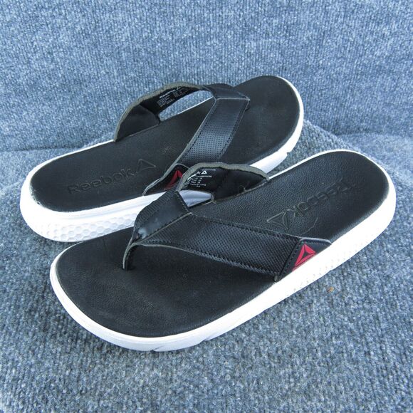 Reebok Men's Flip Flop‎ Black Synthetic Size 10M Gently Used 2025 - Picture 1 of 7